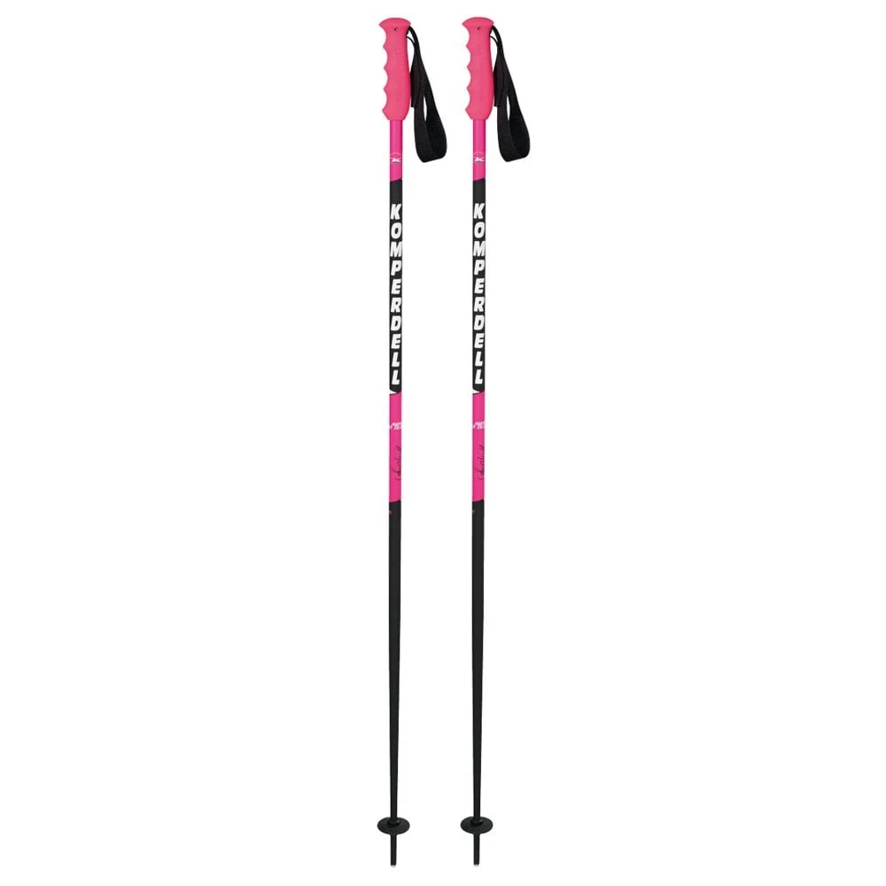 Komperdell Komperdell Champ Aluminium Ski Pole - Pink 3 Komperdell Komperdell Champ Aluminium Ski Pole - Pink