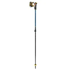 Leki Leki Spitfire Vario 3D Touring Ski Poles - Denim Blue/Aegean Blue/Mustard Yellow