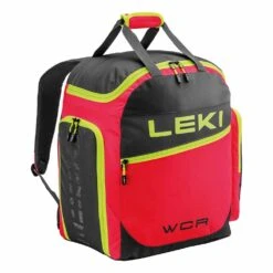 Leki Leki World Cup Race Boot Bag 60L - Bright Red/Black/Neon Yellow