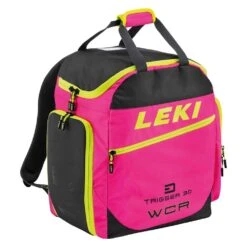 Leki Leki World Cup Race Boot Bag 60L - Neon Pink/Black/Neon Yellow