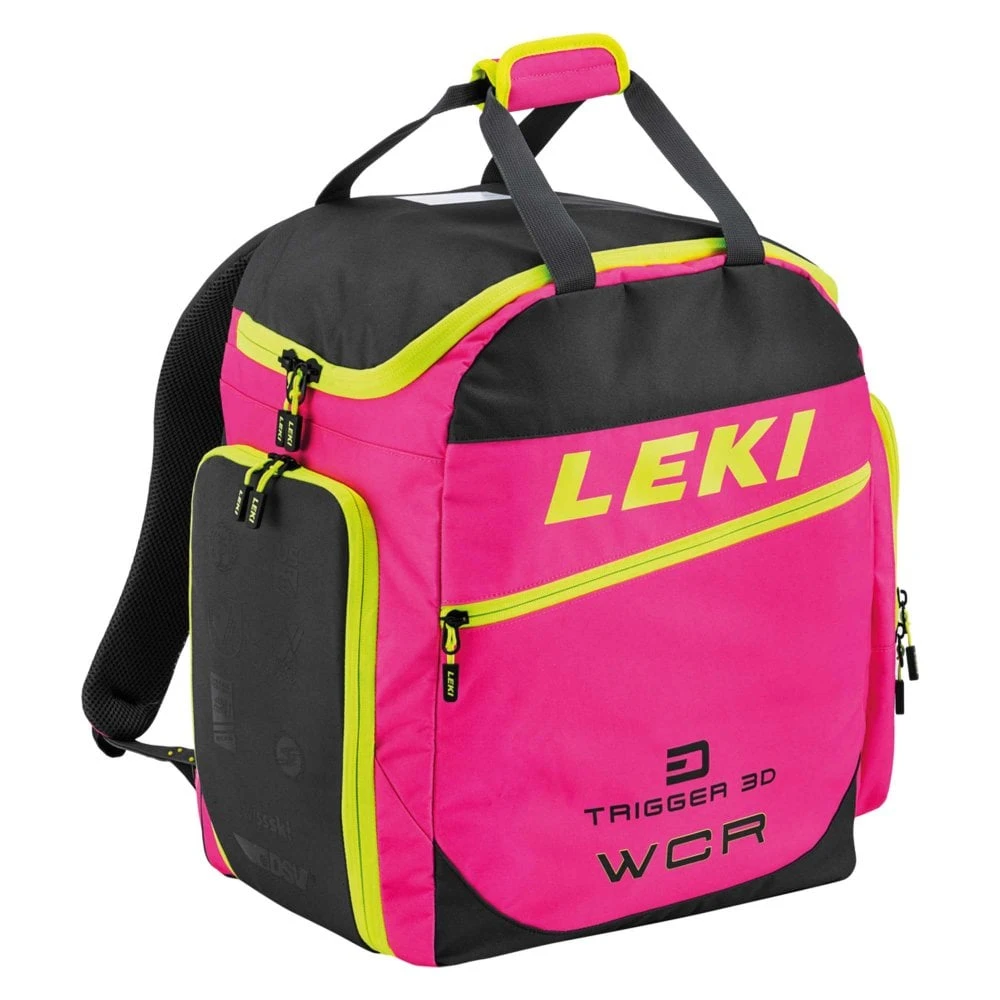 Leki Leki World Cup Race Boot Bag 60L - Neon Pink/Black/Neon Yellow 3 Leki Leki World Cup Race Boot Bag 60L - Neon Pink/Black/Neon Yellow