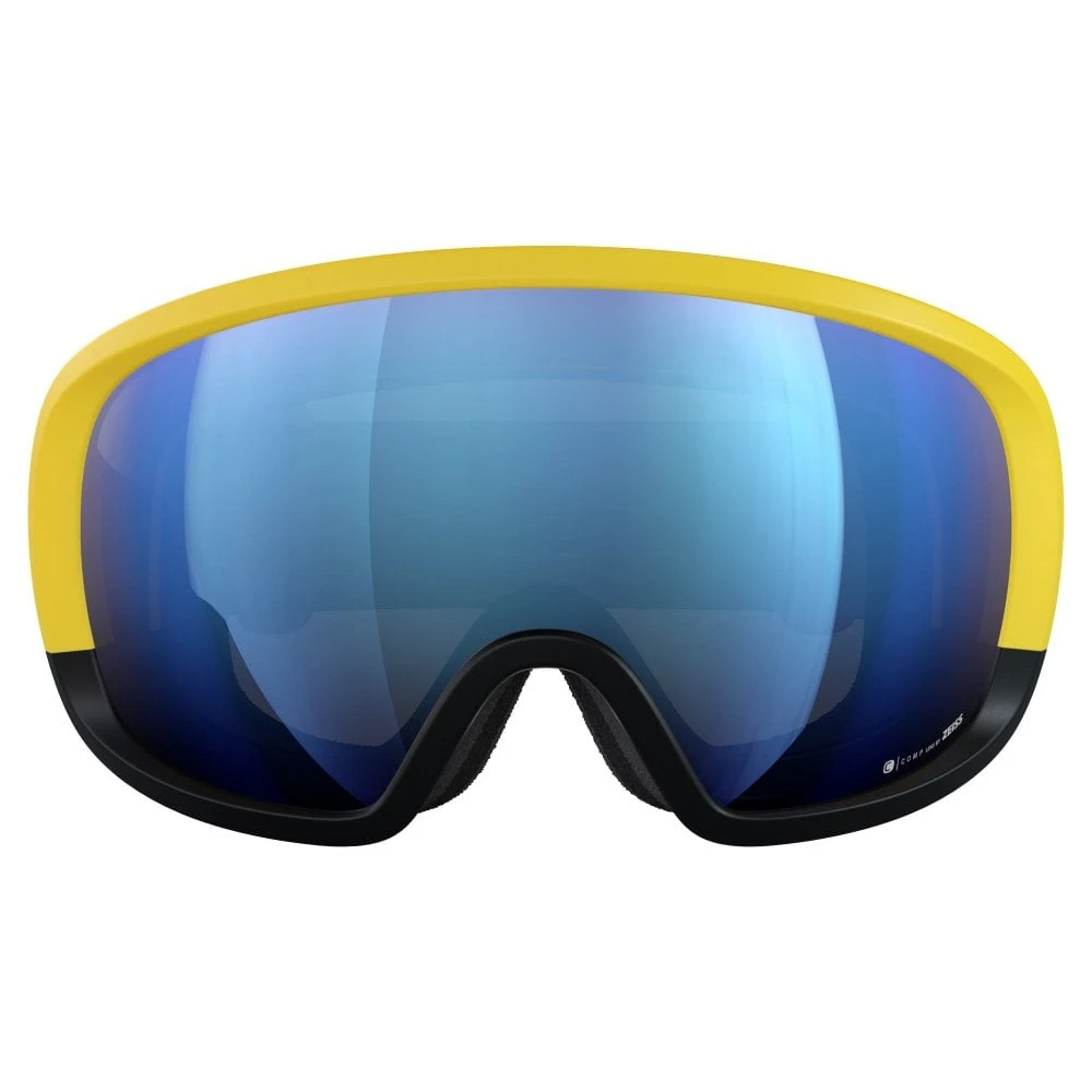 POC POC Fovea Clarity Comp Goggles - Aventurine Yellow/Uranium Black/ Spektris Blue 4 POC POC Fovea Clarity Comp Goggles - Aventurine Yellow/Uranium Black/ Spektris Blue - Image 2
