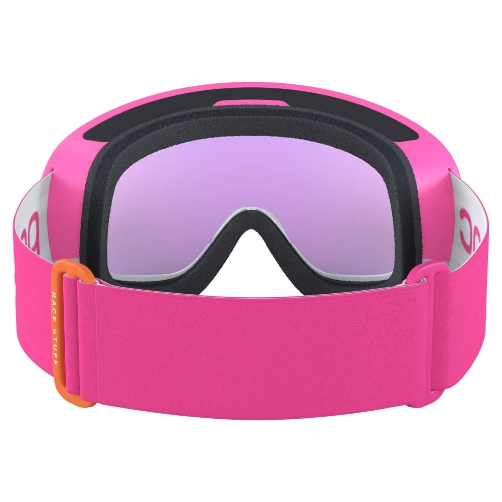 POC POC Fovea Mid Clarity Comp Goggles - Fluorescent Pink/Hydrogen White/Spektris Blue 6 POC POC Fovea Mid Clarity Comp Goggles - Fluorescent Pink/Hydrogen White/Spektris Blue - Image 4