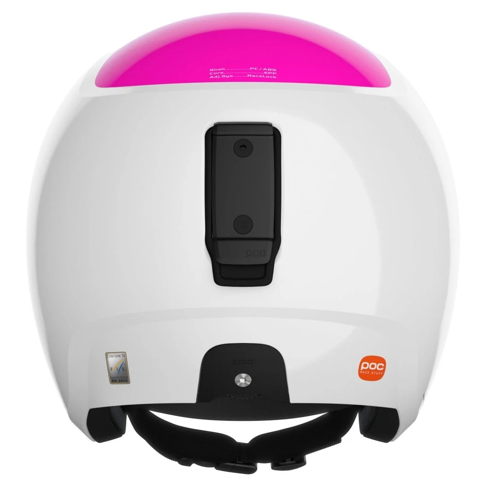 POC POC Skull Dura Junior Helmet - Hydrogen White/Fluorescent Pink 6 POC POC Skull Dura Junior Helmet - Hydrogen White/Fluorescent Pink - Image 4