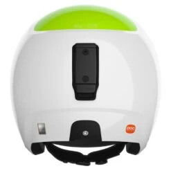 POC POC Skull Dura Junior Helmet - Hydrogen White/Fluorescent Yellow/Green -MNT Ski Shop poc skull dura junior helmet hydrogen white fluorescent yellow green p21689 31062 image