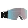 Scott Scott React Goggles - Team White/Black/Enhancer Aqua Chrome -MNT Ski Shop scott react goggles team white black enhancer aqua chrome p23791 35735 image