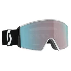 Scott Scott React Goggles - Team White/Black/Enhancer Aqua Chrome
