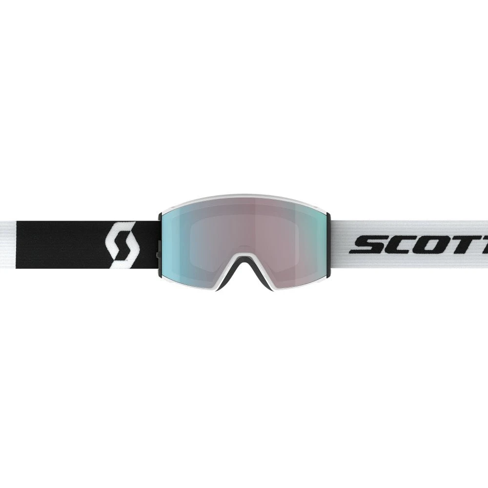 Scott Scott React Goggles - Team White/Black/Enhancer Aqua Chrome 4 Scott Scott React Goggles - Team White/Black/Enhancer Aqua Chrome - Image 2