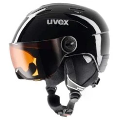 Uvex Uvex S1 Junior Ski Helmet + Visor - Black -MNT Ski Shop uvex s1 junior ski helmet visor black p2711 28930 image