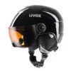 Uvex Uvex S1 Junior Ski Helmet + Visor - Black -MNT Ski Shop uvex s1 junior ski helmet visor black p2711 3443 image