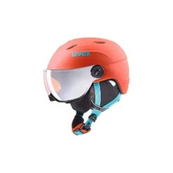 Uvex Uvex Visor Pro Junior Helmet - White/Red/Matt